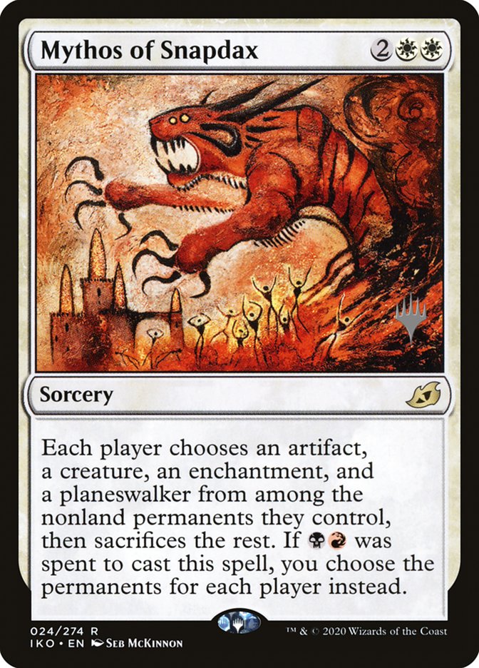 Mythos of Snapdax (Promo Pack) [Ikoria: Lair of Behemoths Promos] | Exor Games Summserside