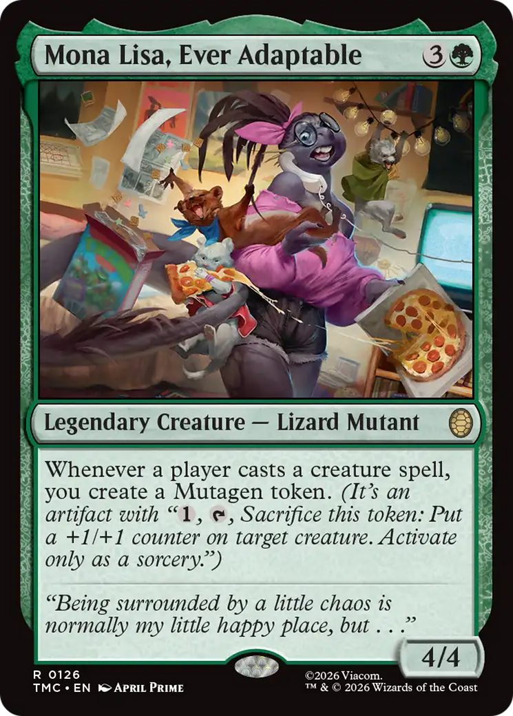 Mona Lisa, Ever Adaptable [Teenage Mutant Ninja Turtles Commander] | Exor Games Summserside