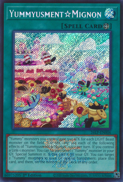 YummyusmentMignon (Emblazoned Secret Rare) [26LP-EN006] Secret Rare | Exor Games Summserside