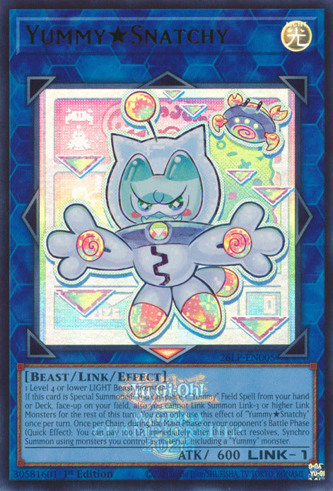 YummySnatchy (Emblazoned) [26LP-EN005] Ultra Rare | Exor Games Summserside