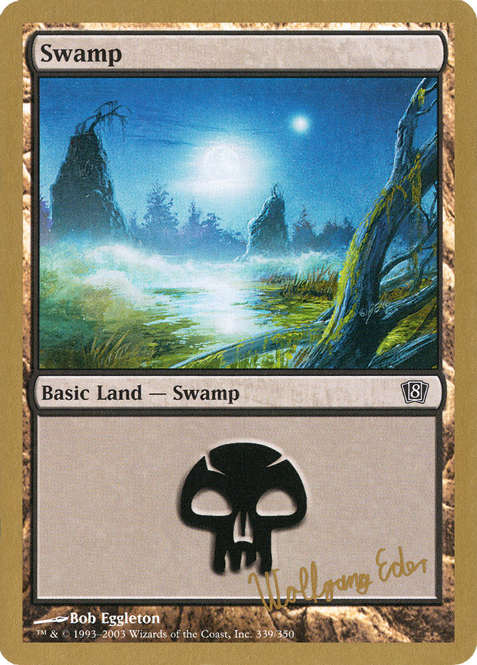 Swamp (we339) (Wolfgang Eder) [World Championship Decks 2003] | Exor Games Summserside