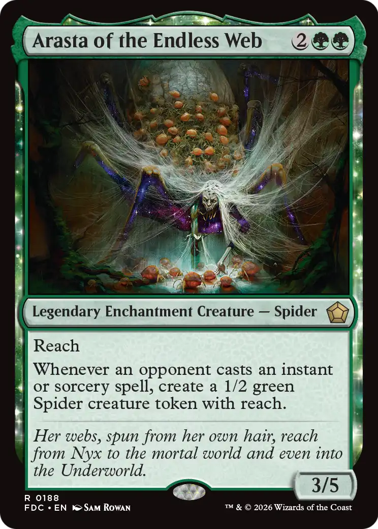 Arasta of the Endless Web [Foundations Commander] | Exor Games Summserside