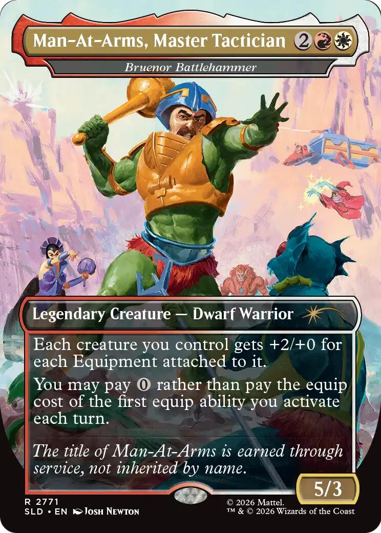 Man-At-Arms, Master Tactician - Bruenor Battlehammer [Secret Lair Drop Series] | Exor Games Summserside