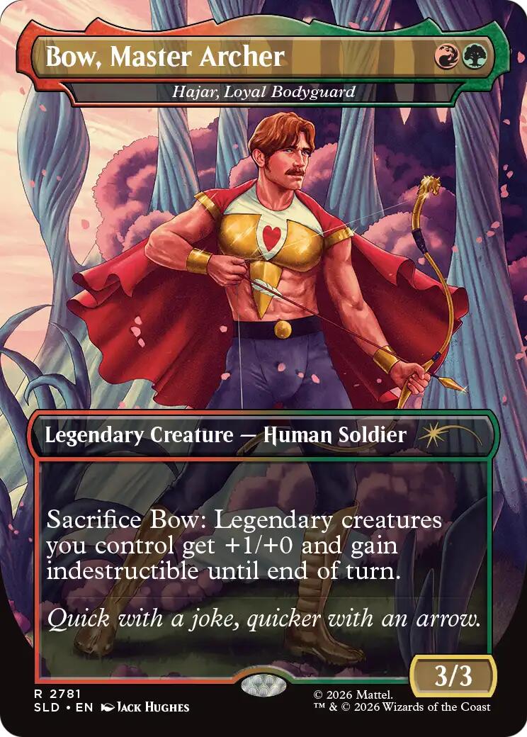 Bow, Master Archer - Hajar, Loyal Bodyguard [Secret Lair Drop Series] | Exor Games Summserside