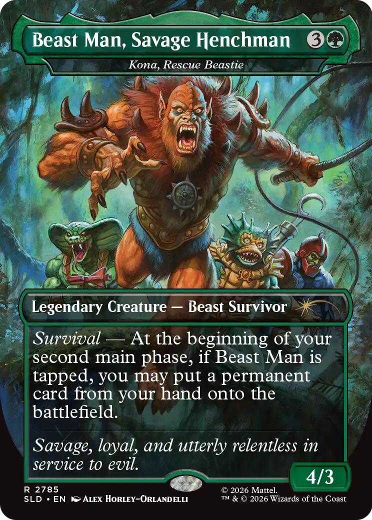 Beast Man, Savage Henchman - Kona, Rescue Beastie [Secret Lair Drop Series] | Exor Games Summserside