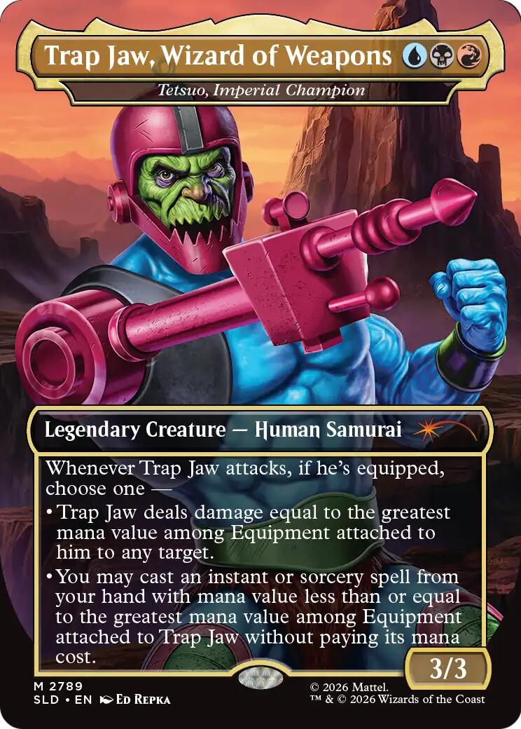 Trap Jaw, Wizard of Weapons - Tetsuo, Imperial Champion [Secret Lair Drop Series] | Exor Games Summserside
