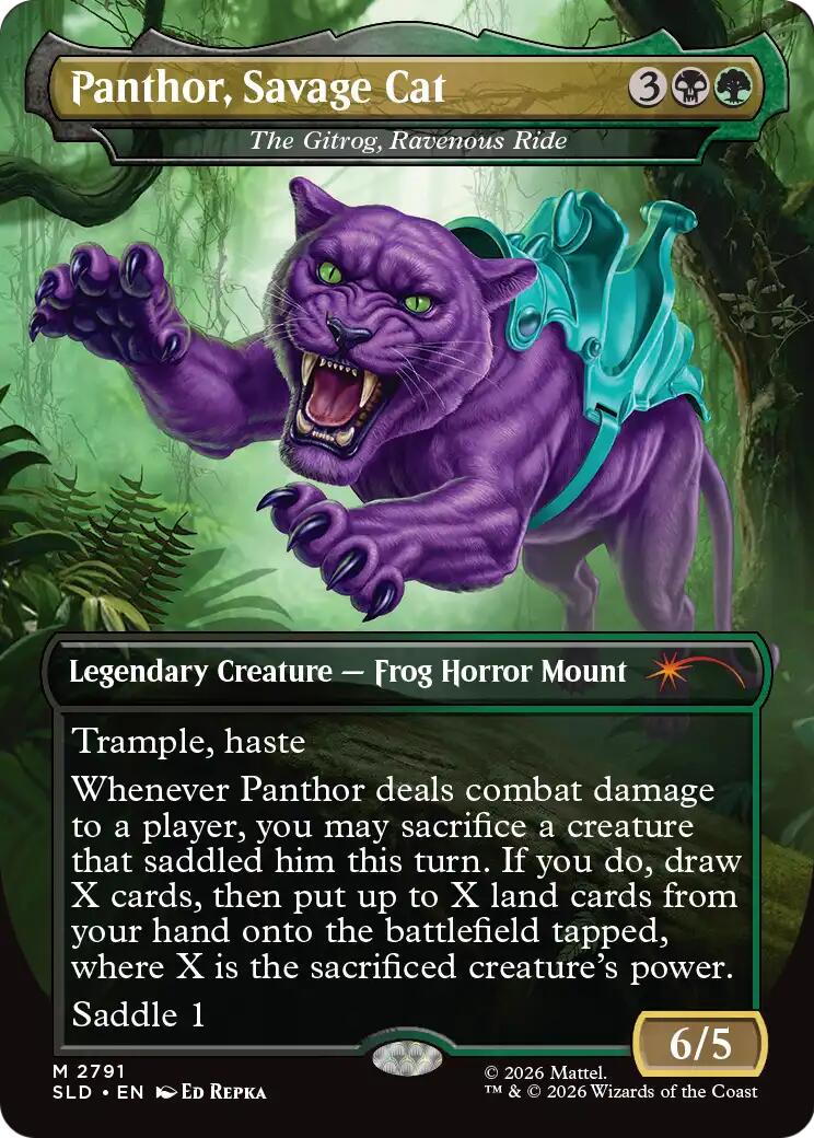 Panthor, Savage Cat - The Gitrog, Ravenous Ride [Secret Lair Drop Series] | Exor Games Summserside
