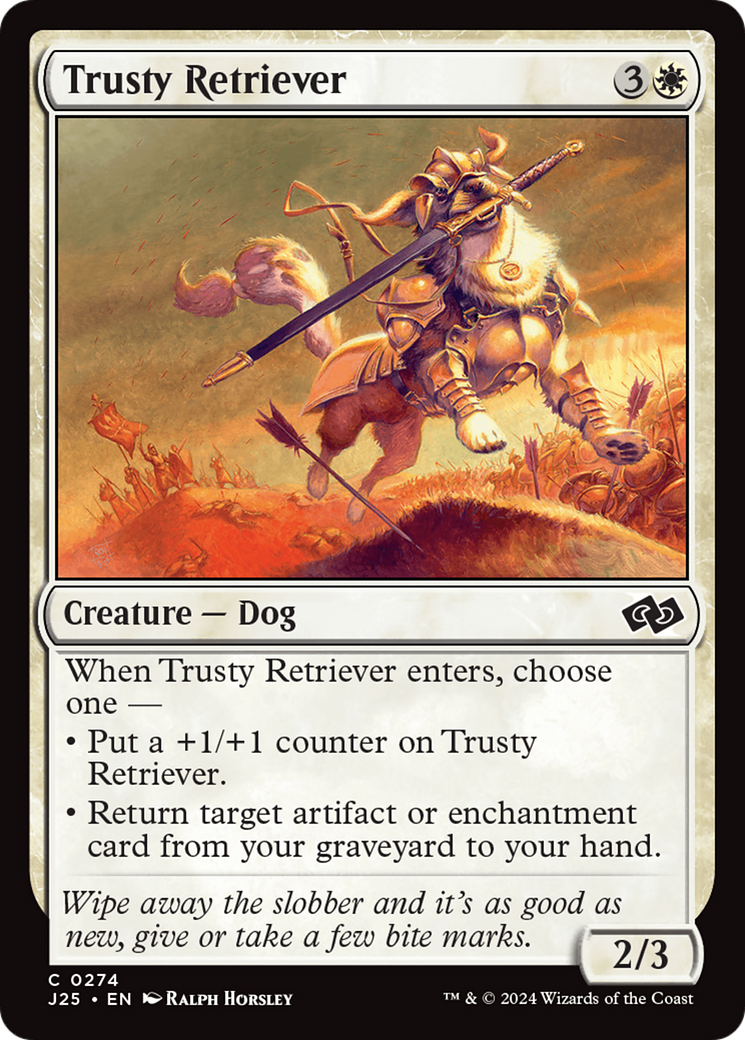 Trusty Retriever [Foundations Jumpstart] | Exor Games Summserside