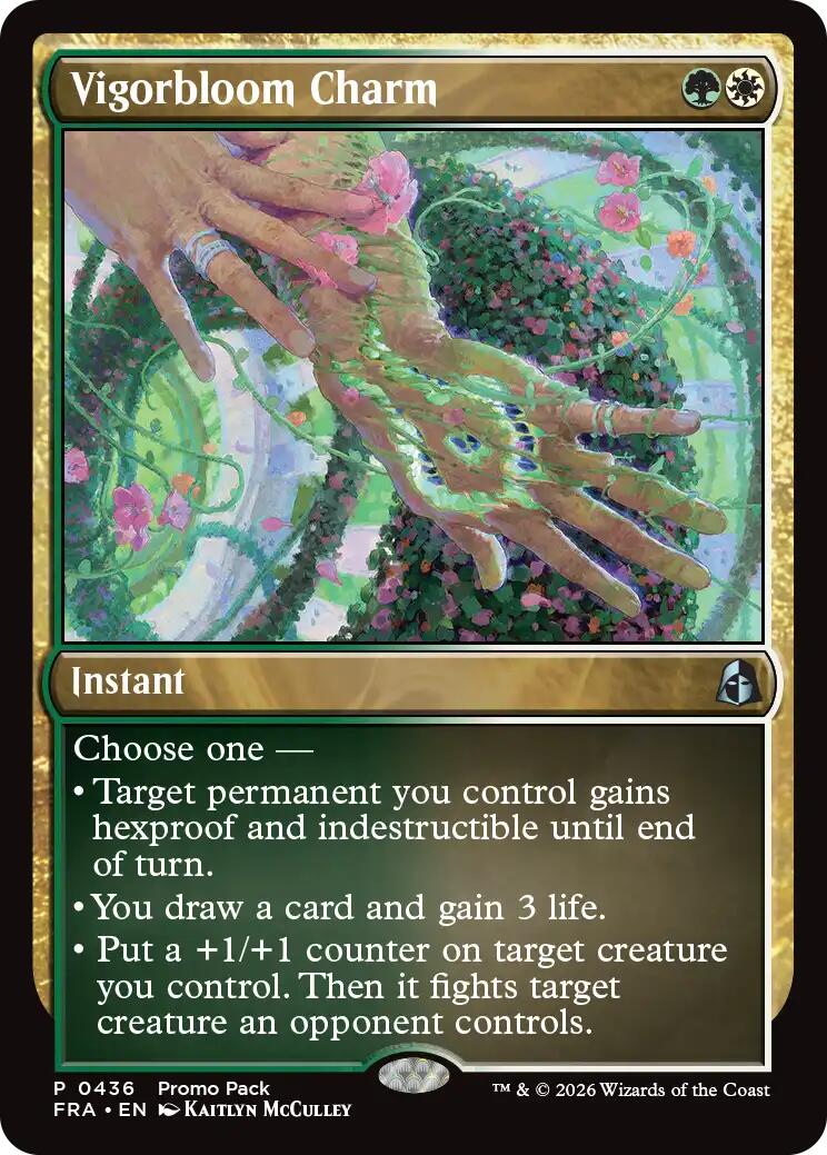 Vigorbloom Charm [Reality Fracture Promos] | Exor Games Summserside