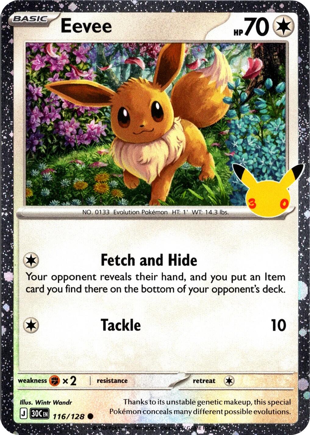 Eevee (116/128) (30th Celebration) [Mega Evolution: 30th Celebration] | Exor Games Summserside