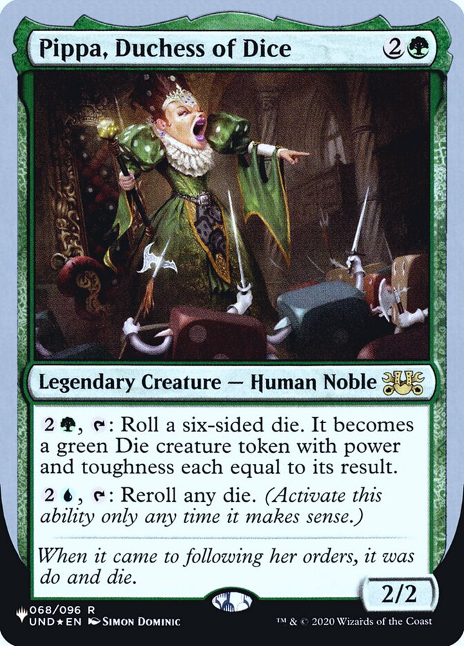 Pippa, Duchess of Dice (Unfinity Foil Edition) [The List] | Exor Games Summserside