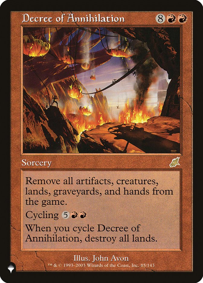 Decree of Annihilation [The List] | Exor Games Summserside
