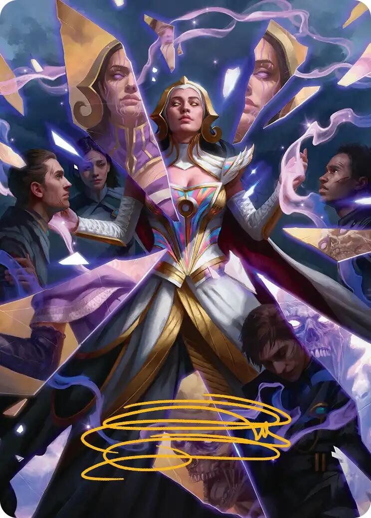 Return to the Light Realms Art Card (5/54) (Gold-Stamped Signature) [Reality Fracture Art Series] | Exor Games Summserside