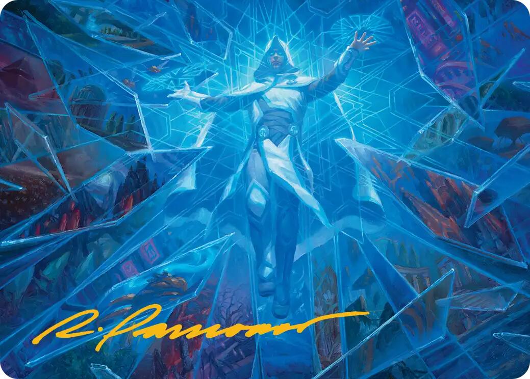 Overwrite the Multiverse Art Card (Gold-Stamped Signature) [Reality Fracture Art Series] | Exor Games Summserside