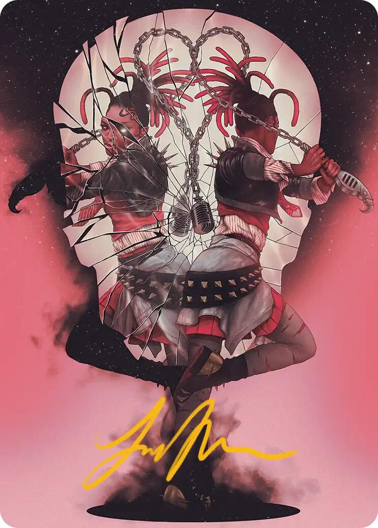 Face Yourself Art Card (Gold-Stamped Signature) [Reality Fracture Art Series] | Exor Games Summserside