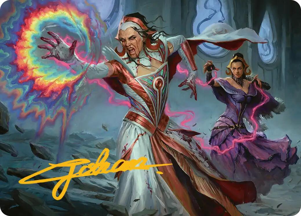 Vindictive Triumph Art Card (Gold-Stamped Signature) [Reality Fracture Art Series] | Exor Games Summserside