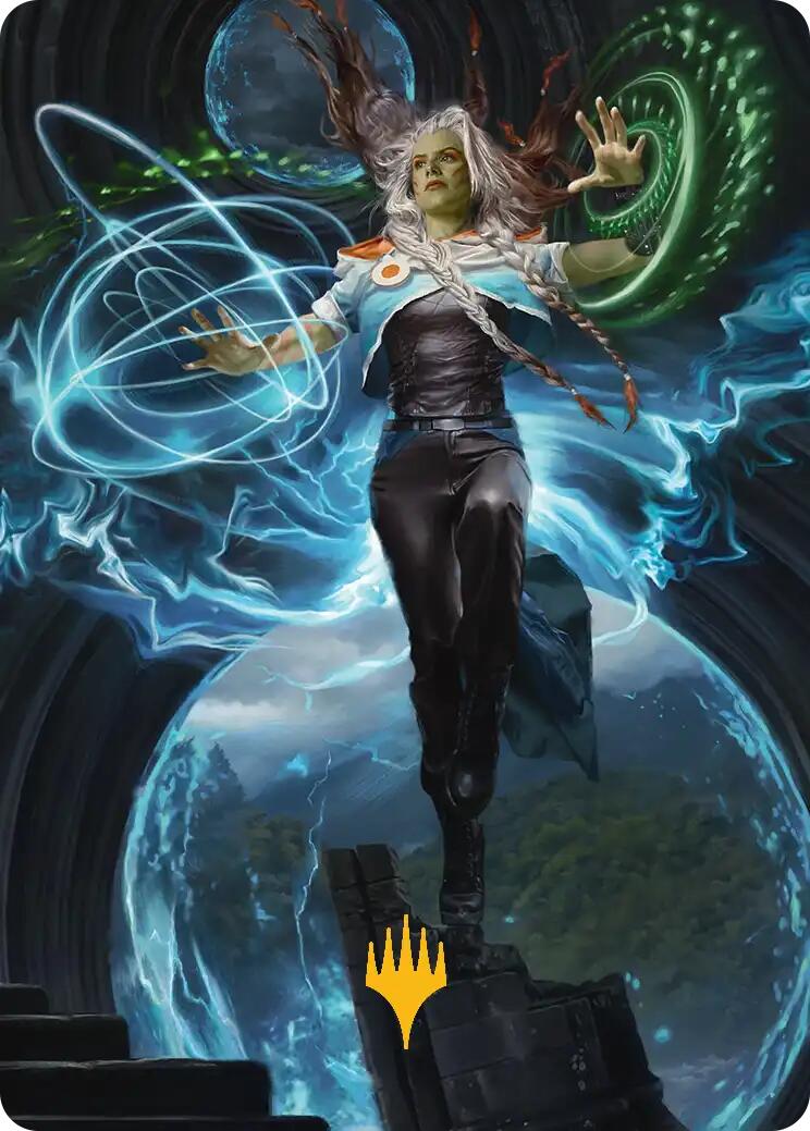 Tam, the Possibility Art Card (Gold-Stamped) [Reality Fracture Art Series] | Exor Games Summserside