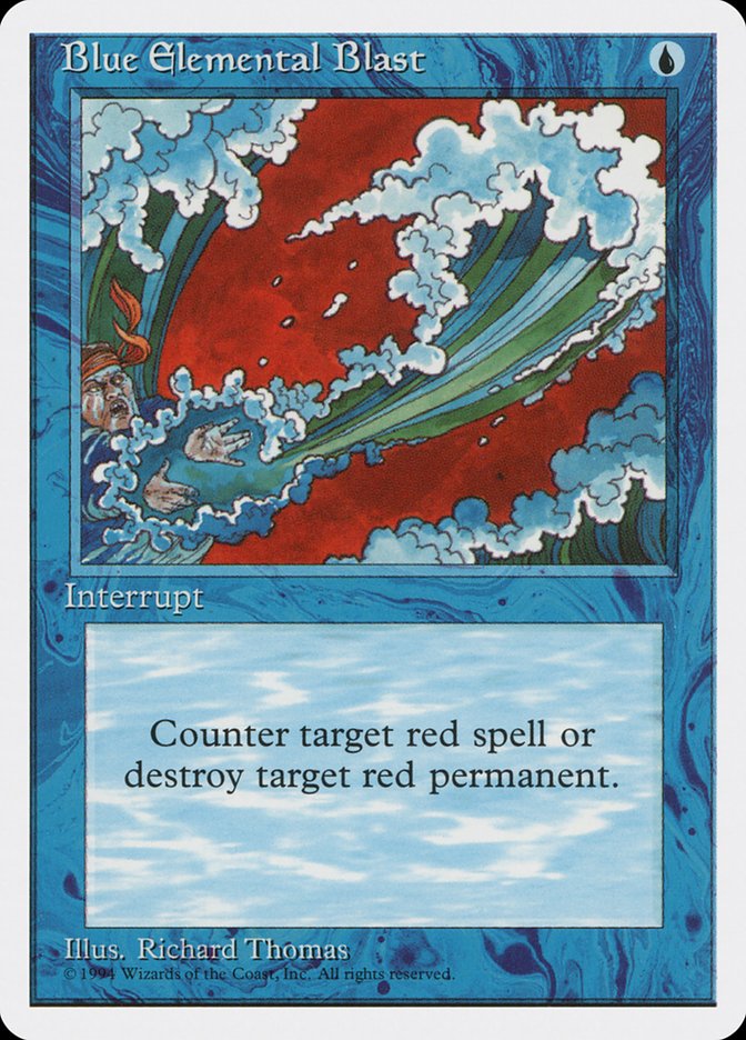 Blue Elemental Blast [Media Promos] | Exor Games Summserside