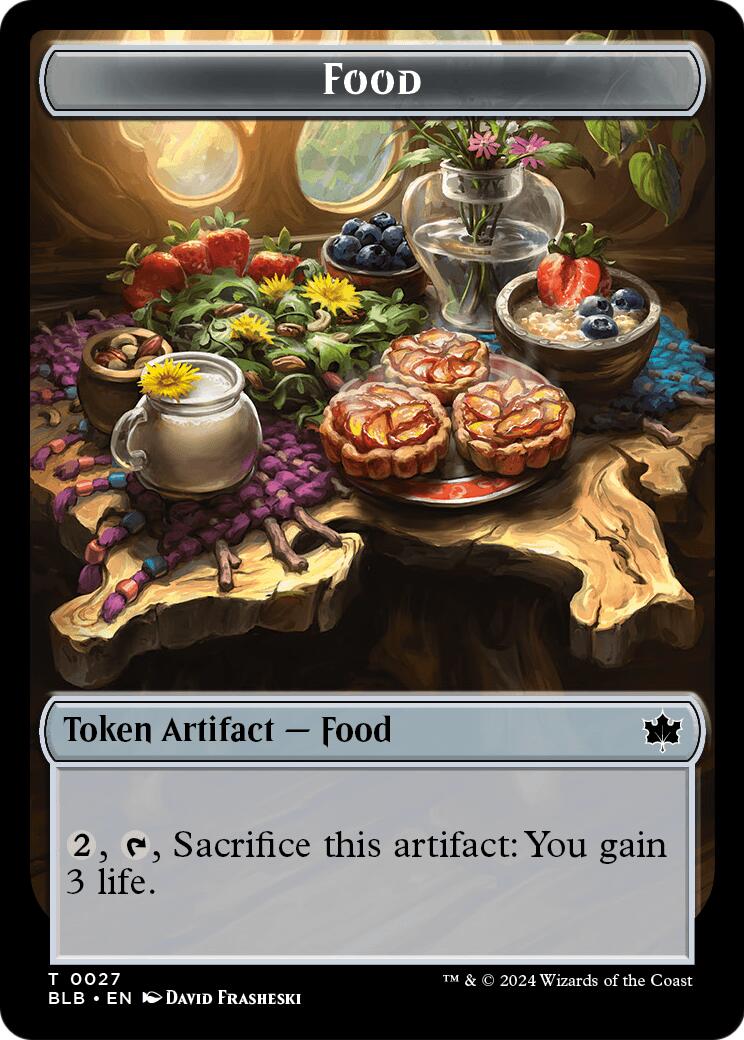 Treasure // Food Double-Sided Token [Secrets of Strixhaven Tokens] | Exor Games Summserside