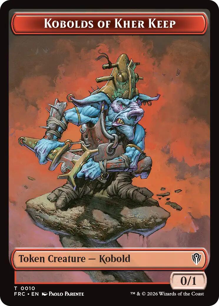 Kobolds of Kher Keep // Phyrexian Mite Double-Sided Token [Reality Fracture Commander Tokens] | Exor Games Summserside