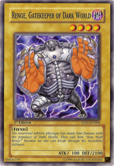 Renge, Gatekeeper of Dark World [5DS1-EN008] Common | Exor Games Summserside