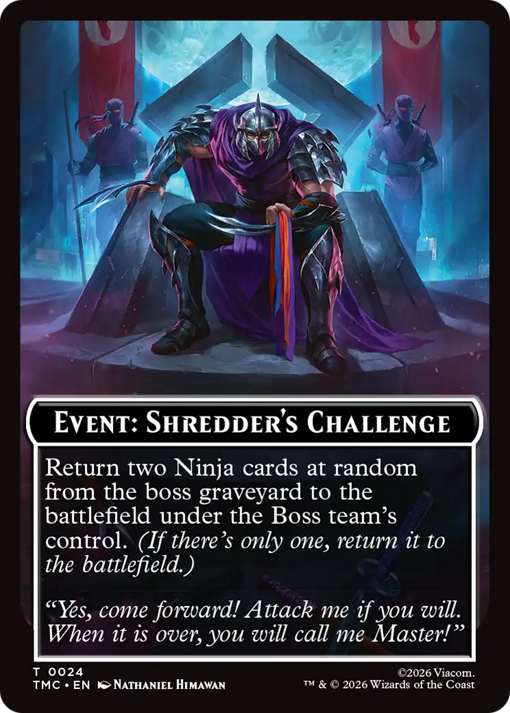 Event: Shredder's Challenge [Teenage Mutant Ninja Turtles Commander Tokens] | Exor Games Summserside