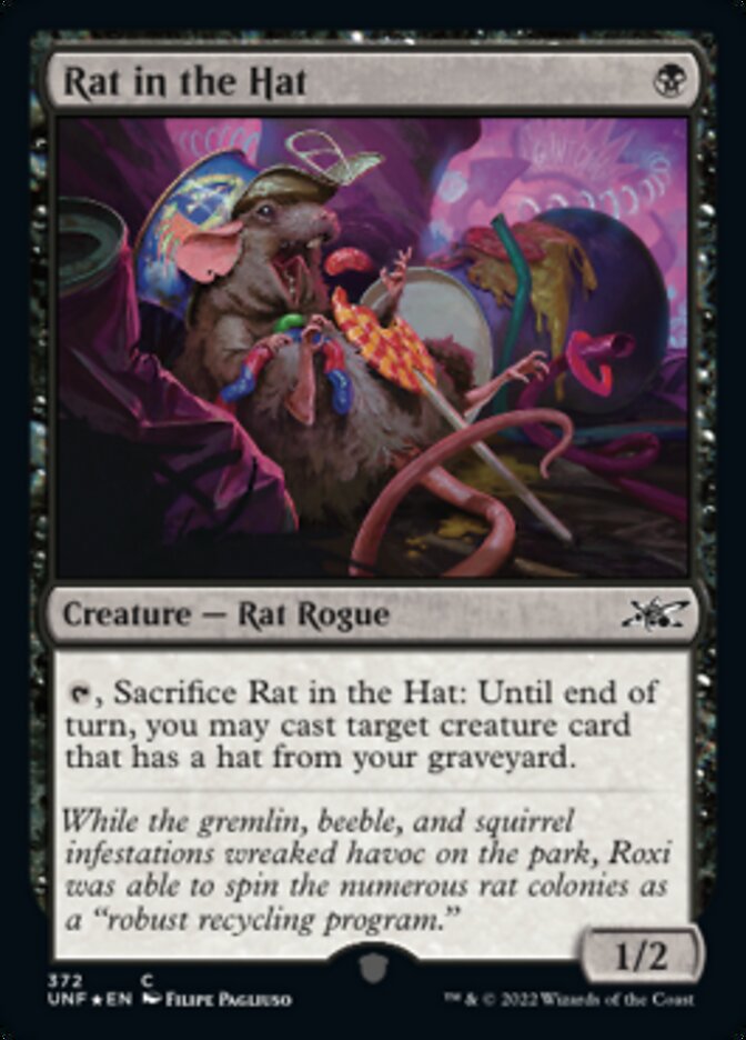 Rat in the Hat (Galaxy Foil) [Unfinity] | Exor Games Summserside