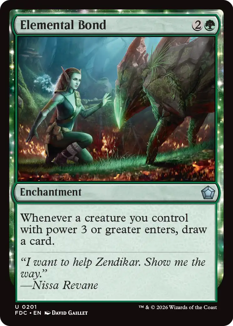 Elemental Bond [Foundations Commander] | Exor Games Summserside