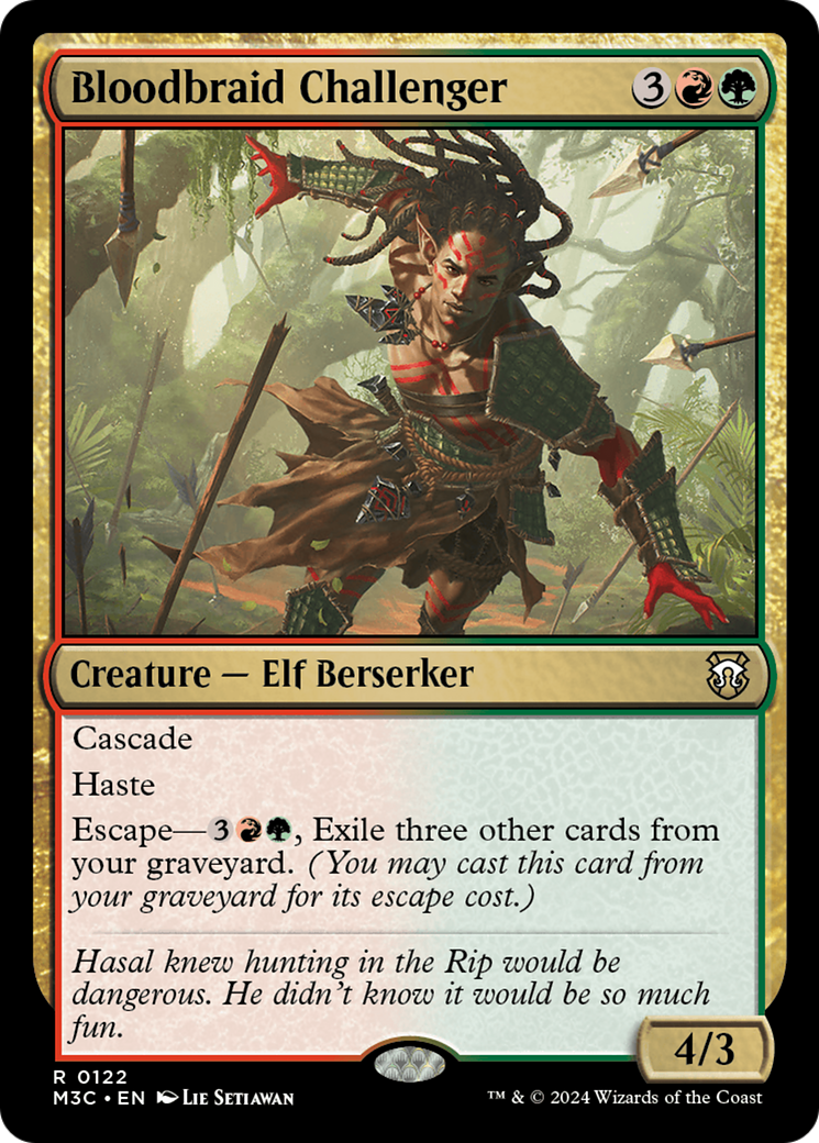 Bloodbraid Challenger [Modern Horizons 3 Commander] | Exor Games Summserside