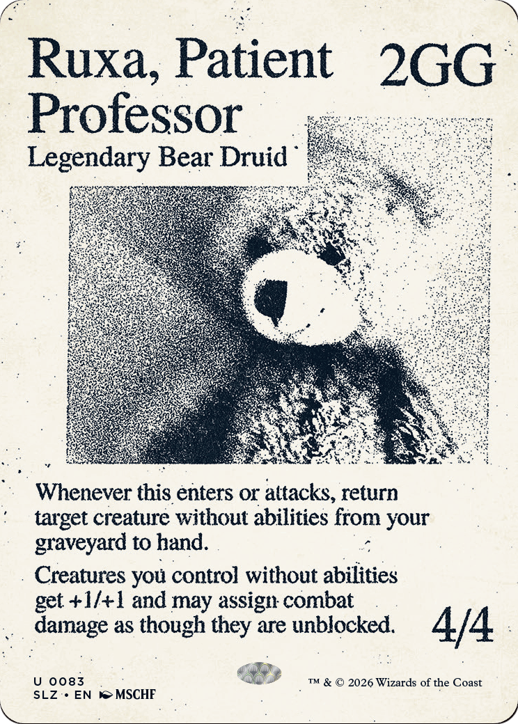Ruxa, Patient Professor (0083) [Secret Lair x MSCHF: The Zeta Set] | Exor Games Summserside