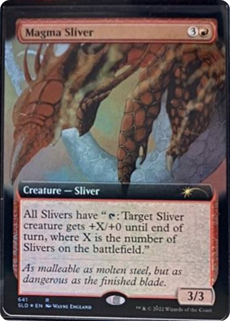 Magma Sliver (Extended Art) [Secret Lair Drop Series] | Exor Games Summserside