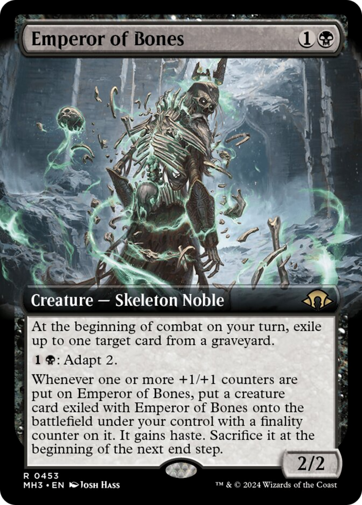 Emperor of Bones (Extended Art) [Modern Horizons 3] | Exor Games Summserside