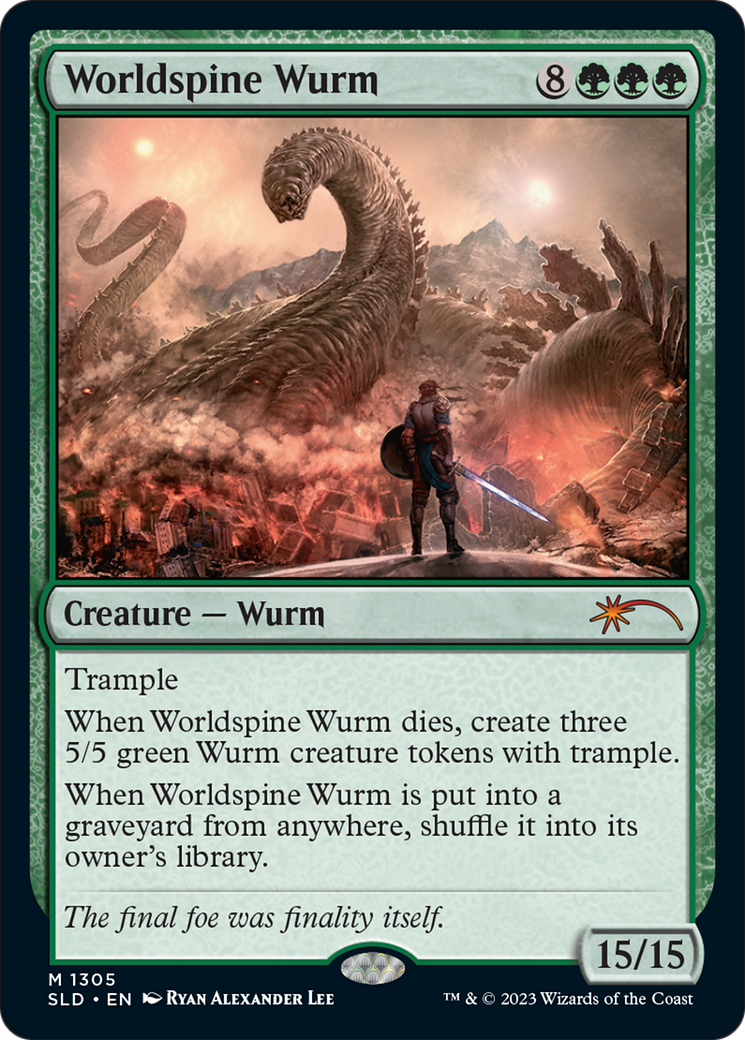 Worldspine Wurm [Secret Lair Drop Series] | Exor Games Summserside