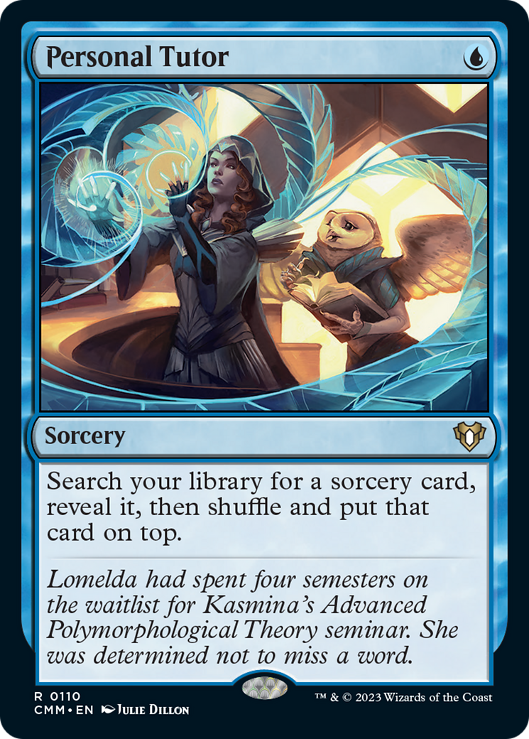 Personal Tutor [Commander Masters] | Exor Games Summserside
