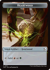 Heartwood // Thopter Double-Sided Token [Reality Fracture Tokens] | Exor Games Summserside