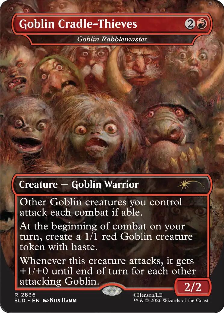 Goblin Cradle-Thieves - Goblin Rabblemaster [Secret Lair Drop Series] | Exor Games Summserside