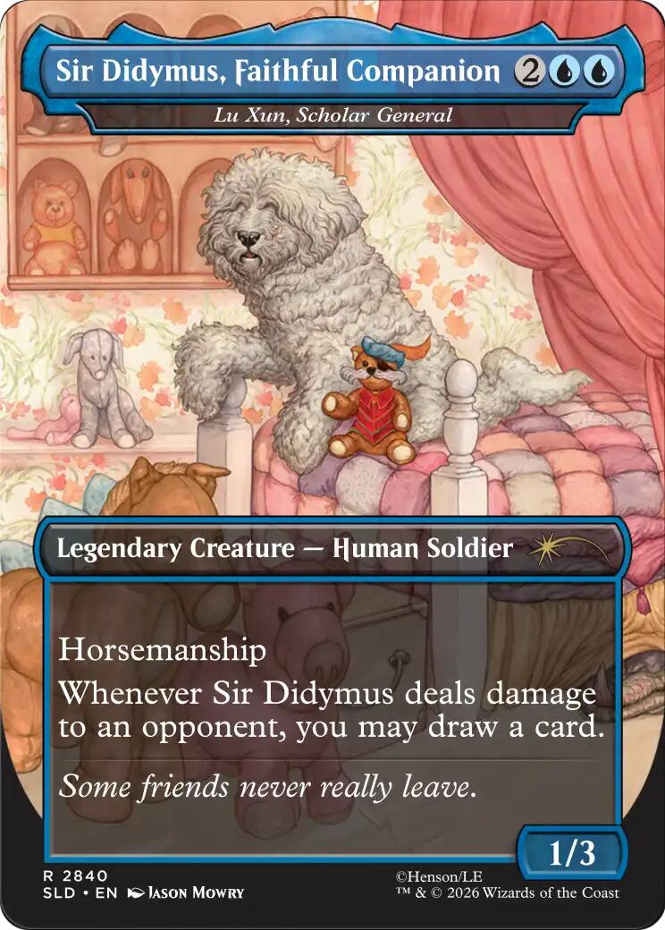 Sir Didymus, Rider of Ambrosius - Lu Xun, Scholar General [Secret Lair Drop Series] | Exor Games Summserside