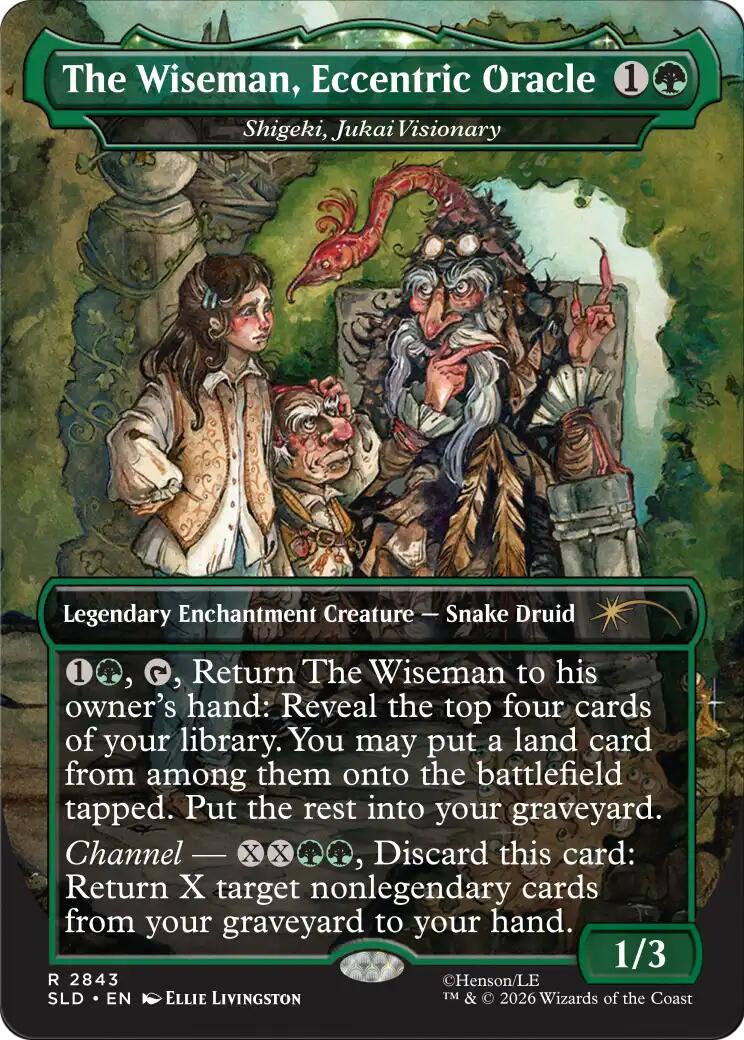 The Wiseman, Eccentric Oracle - Shigeki, Jukai Visionary [Secret Lair Drop Series] | Exor Games Summserside