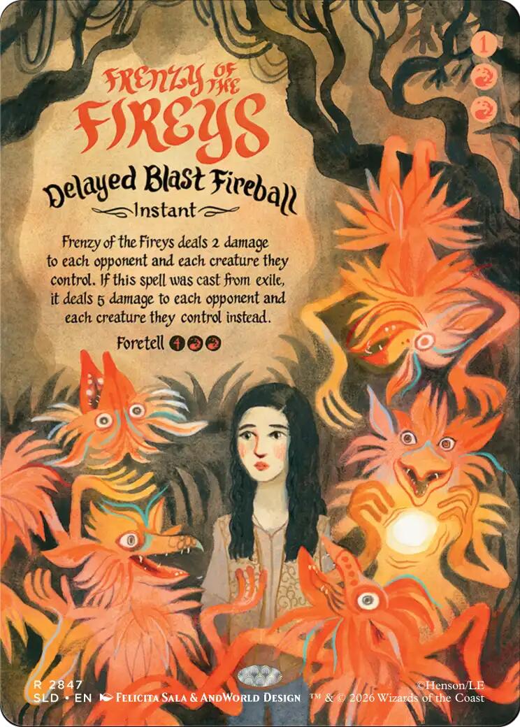 Frenzy of the Fireys - Delayed Blast Fireball [Secret Lair Drop Series] | Exor Games Summserside