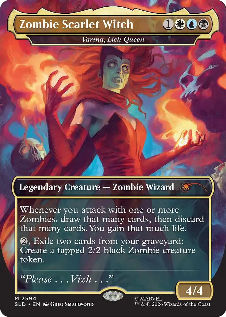 Zombie Scarlet Witch - Varina, Lich Queen [Secret Lair Drop Series] | Exor Games Summserside