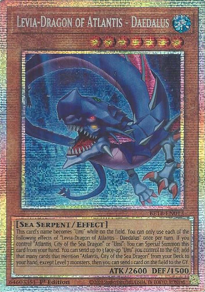 Levia-Dragon of Atlantis - Daedalus (Starlight Rare) [BETB-EN013] Starlight Rare | Exor Games Summserside
