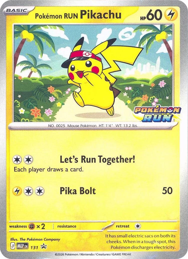 Pokemon Run Pikachu (131) [Miscellaneous Cards] | Exor Games Summserside