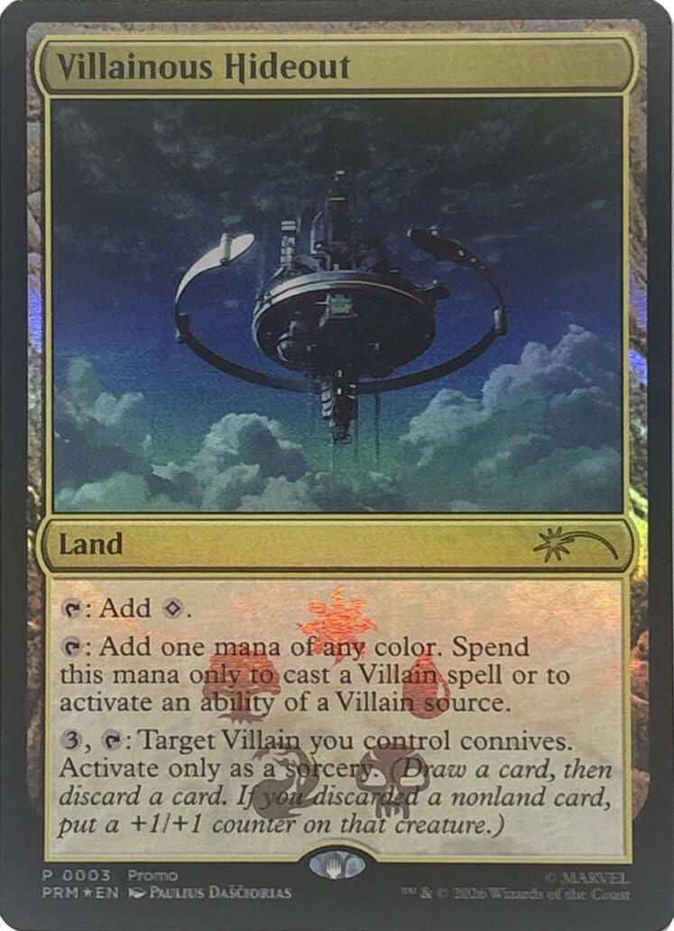 Villainous Hideout [Marvel Super Heroes Promos] | Exor Games Summserside