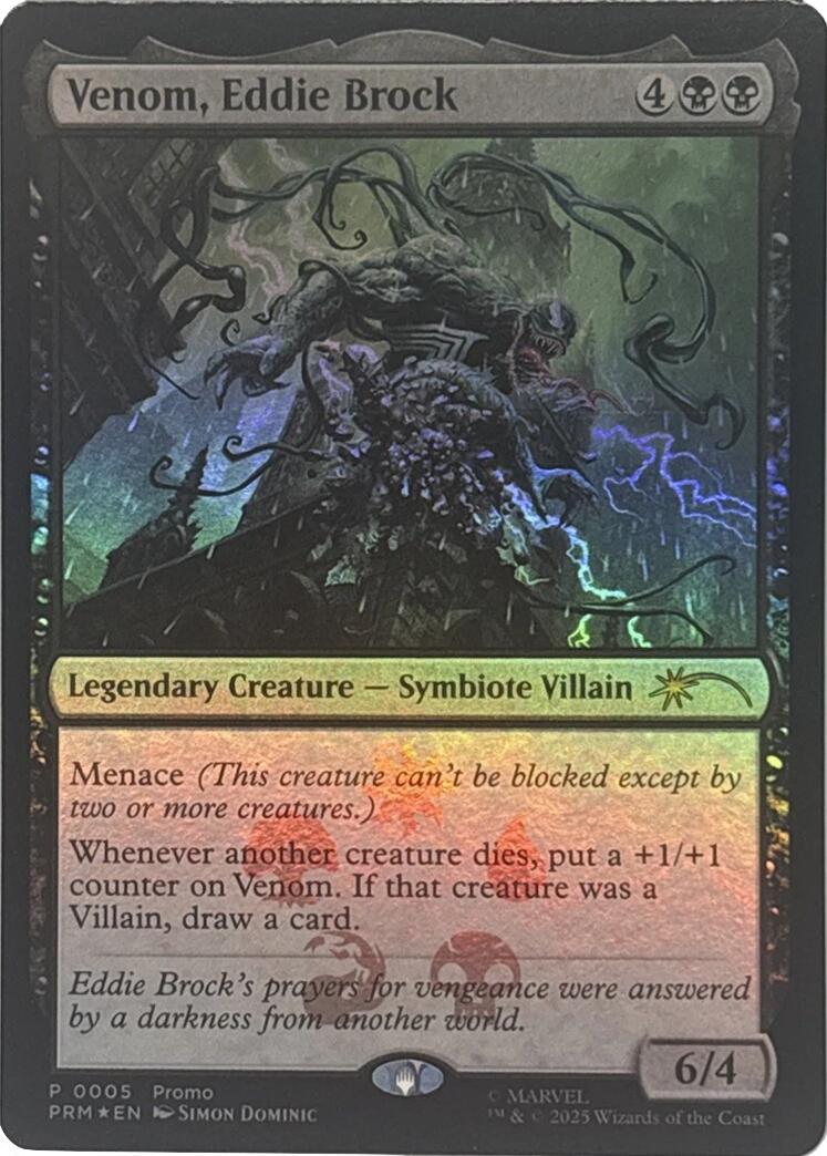 Venom, Eddie Brock [Marvel Super Heroes Promos] | Exor Games Summserside