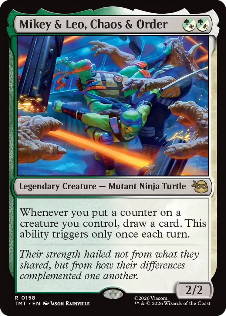 Mikey & Leo, Chaos & Order [Teenage Mutant Ninja Turtles] | Exor Games Summserside