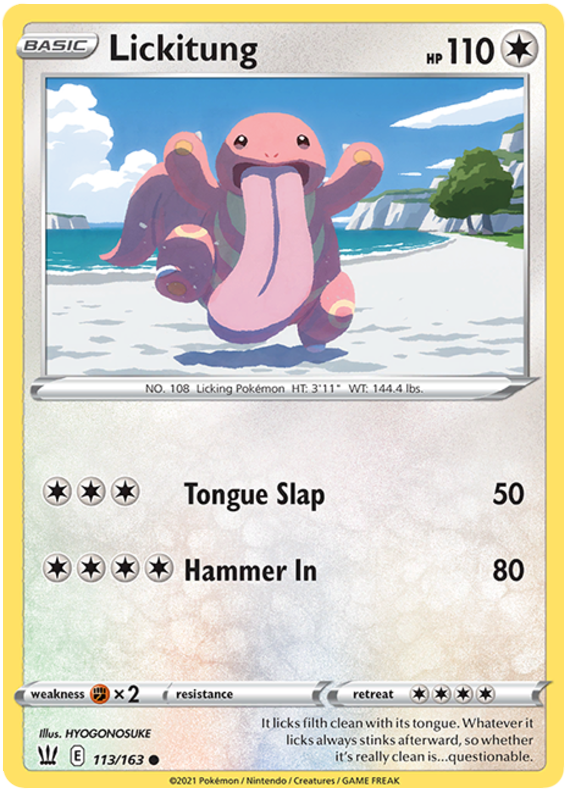 Lickitung (113/163) [Sword & Shield: Battle Styles] | Exor Games Summserside