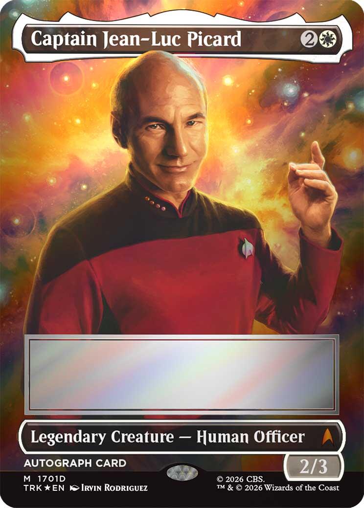 Captain Jean-Luc Picard (Borderless) (Signed) [Star Trek] | Exor Games Summserside