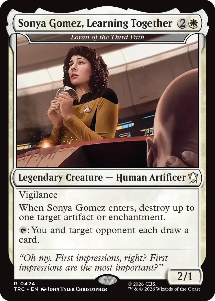 Sonya Gomez, Learning Together - Loran of the Third Path [Star Trek Commander] | Exor Games Summserside