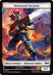 Dinosaur Soldier // Copy Double-Sided Token [Teenage Mutant Ninja Turtles Tokens] | Exor Games Summserside