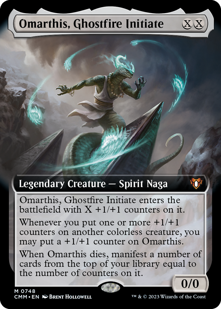 Omarthis, Ghostfire Initiate (Extended Art) [Commander Masters] | Exor Games Summserside